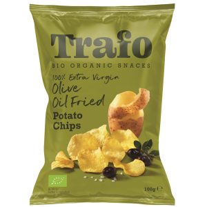 ORGANIC CHIPS POTATOES FRIED ON OLIVE OIL 100 g - TRAFO