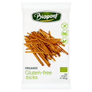 αλμυρα στικς sticks pretzel χωρις γλουτενη βιολογικα biopont